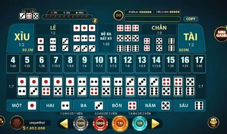 Cách Chơi Tài Xỉu Nhà Cái CWin Thắng Lớn Cho Tân Thủ 2 Giao diện chơi Tài Xỉu tại nhà cái CWin